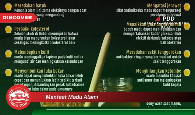 manfaat madu alami