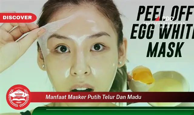 manfaat masker putih telur dan madu