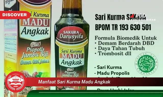 manfaat sari kurma madu angkak