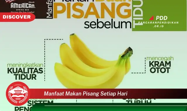 manfaat makan pisang setiap hari
