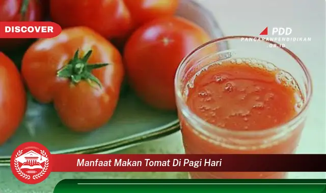 manfaat makan tomat di pagi hari
