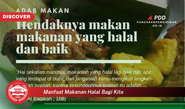 manfaat makanan halal bagi kita