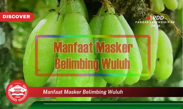 manfaat masker belimbing wuluh