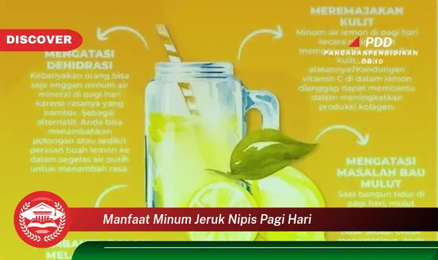 manfaat minum jeruk nipis pagi hari