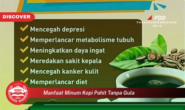 manfaat minum kopi pahit tanpa gula