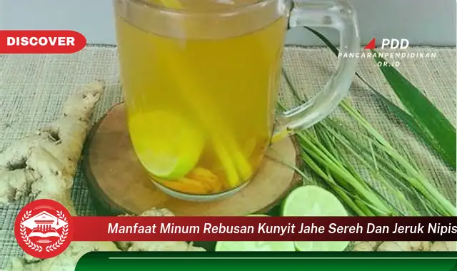 manfaat minum rebusan kunyit jahe sereh dan jeruk nipis