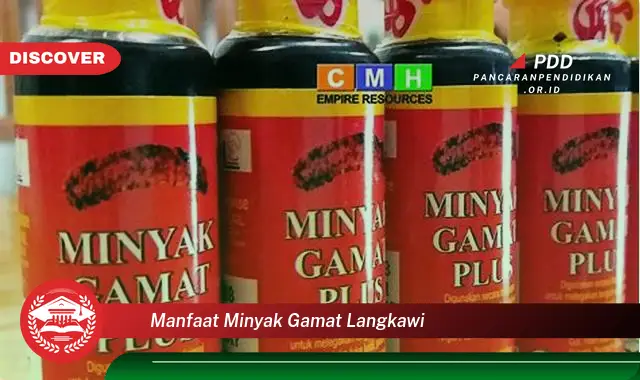 manfaat minyak gamat langkawi