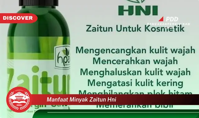 manfaat minyak zaitun hni