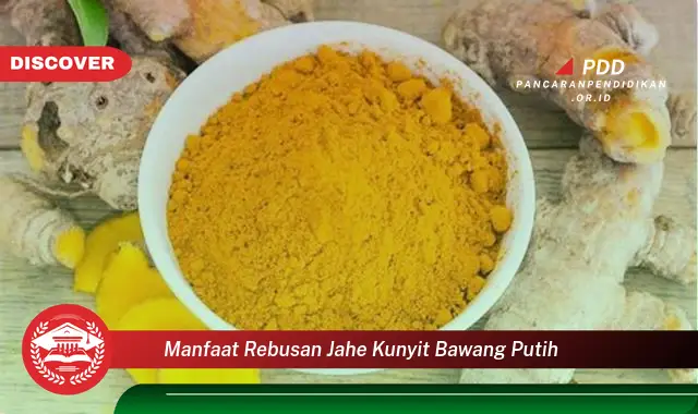 manfaat rebusan jahe kunyit bawang putih