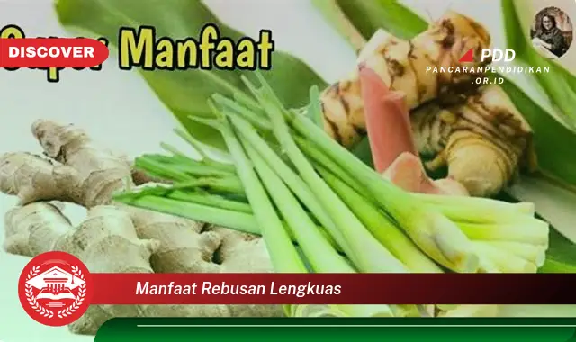 manfaat rebusan lengkuas