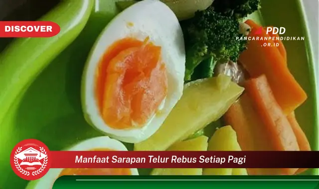 manfaat sarapan telur rebus setiap pagi