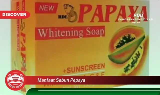 manfaat sabun pepaya