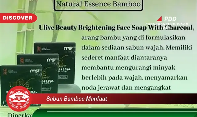 sabun bamboo manfaat