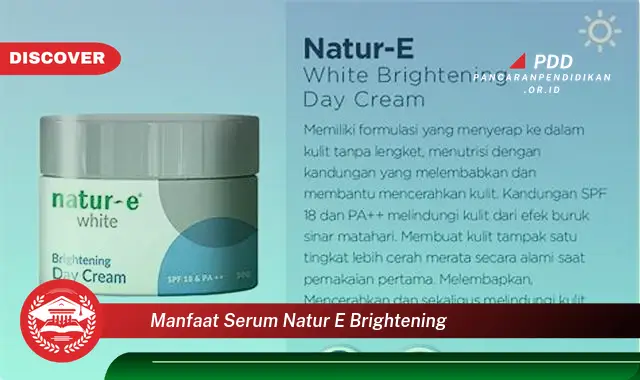 manfaat serum natur e brightening