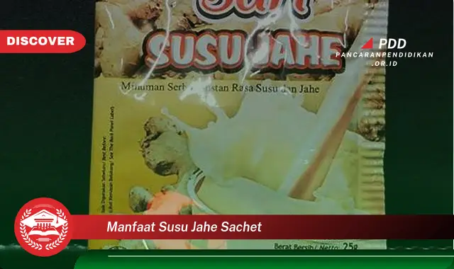 manfaat susu jahe sachet