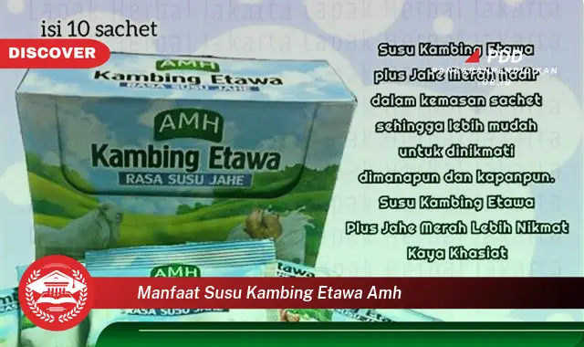 manfaat susu kambing etawa amh