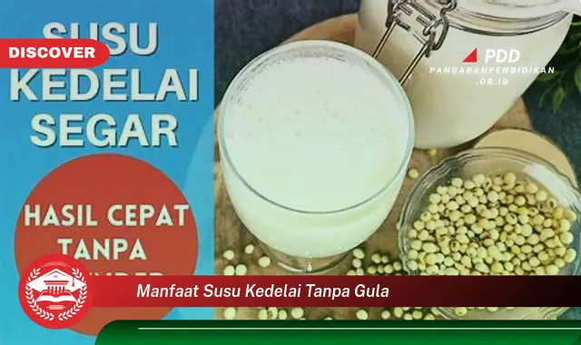 manfaat susu kedelai tanpa gula