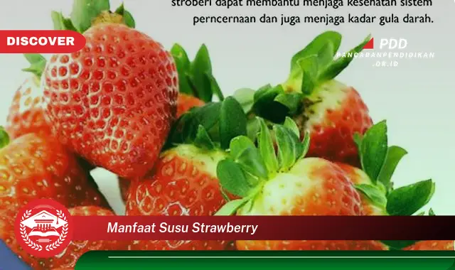 manfaat susu strawberry