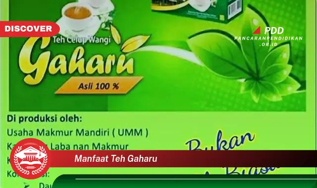 manfaat teh gaharu