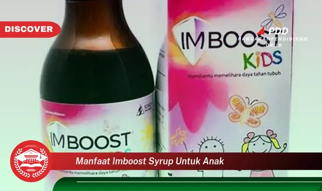 manfaat imboost syrup untuk anak