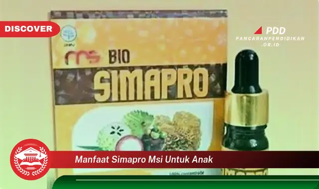 manfaat simapro msi untuk anak