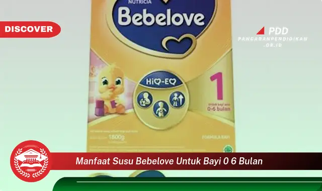 manfaat susu bebelove untuk bayi 0 6 bulan