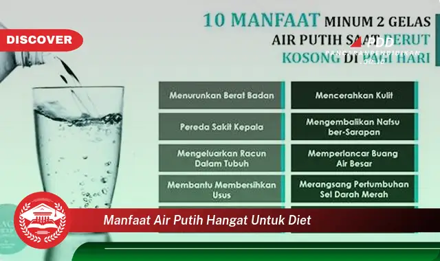 manfaat air putih hangat untuk diet