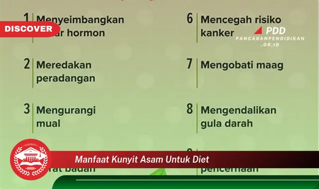 manfaat kunyit asam untuk diet