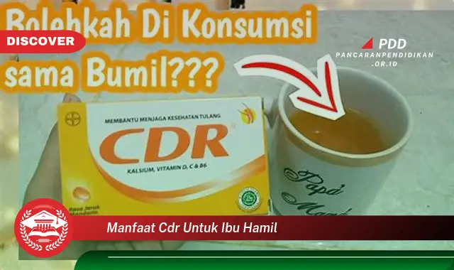 manfaat cdr untuk ibu hamil