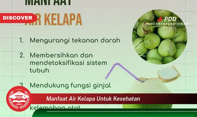 manfaat air kelapa untuk kesehatan