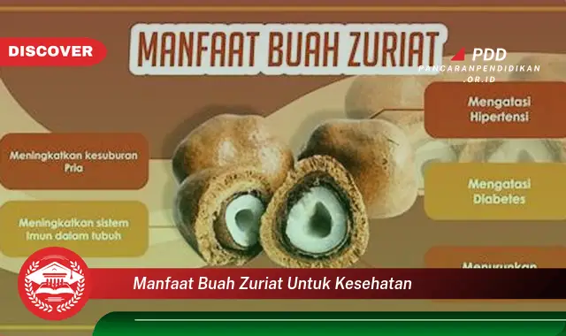 manfaat buah zuriat untuk kesehatan