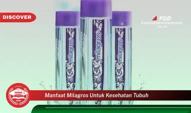 manfaat milagros untuk kesehatan tubuh