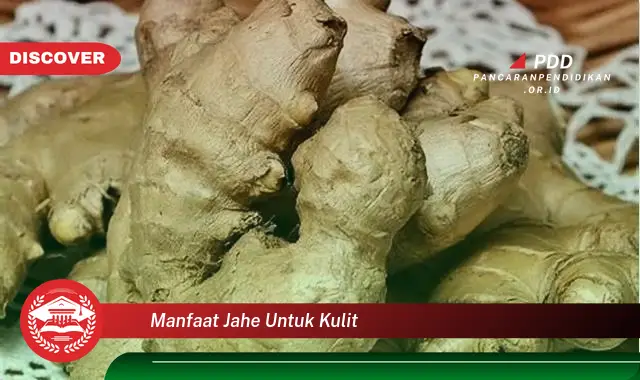 manfaat jahe untuk kulit