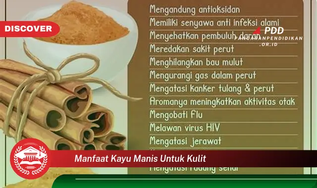 manfaat kayu manis untuk kulit