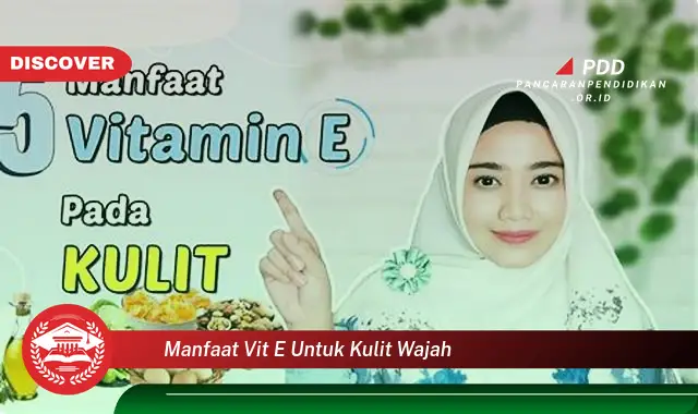 manfaat vit e untuk kulit wajah