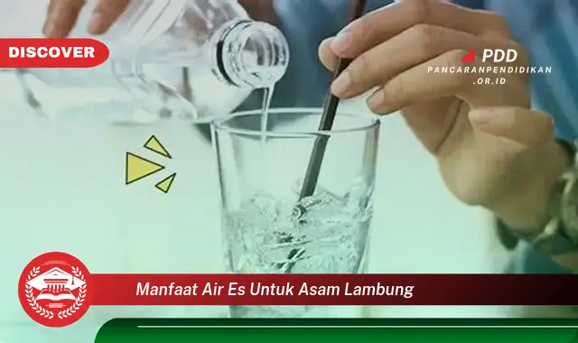 manfaat air es untuk asam lambung