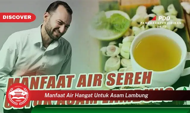 manfaat air hangat untuk asam lambung