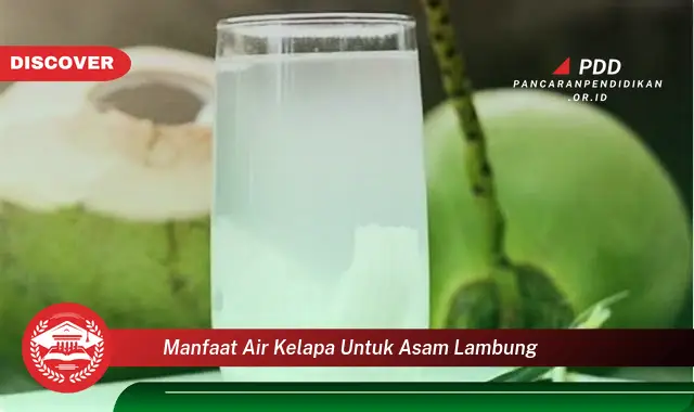 manfaat air kelapa untuk asam lambung