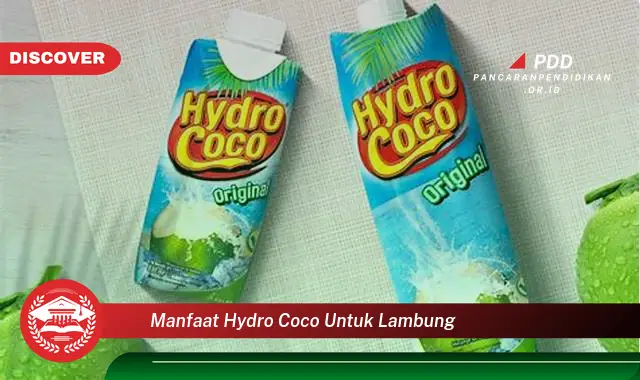 manfaat hydro coco untuk lambung