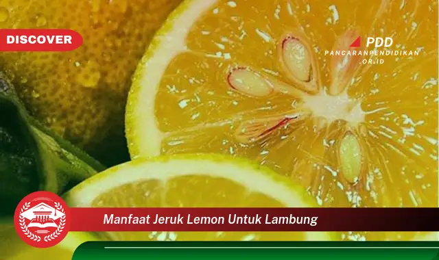 manfaat jeruk lemon untuk lambung