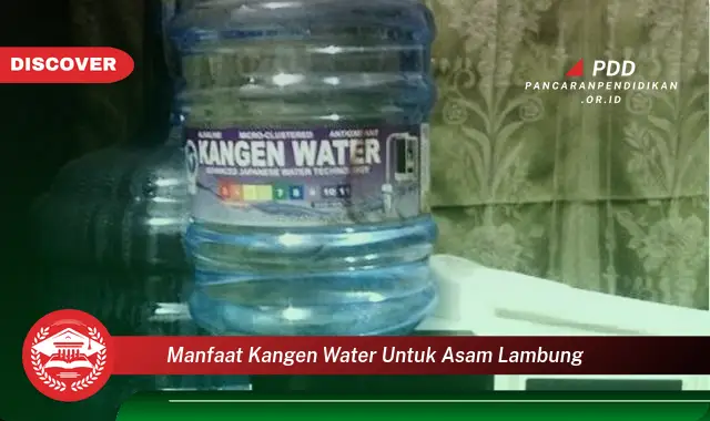 manfaat kangen water untuk asam lambung