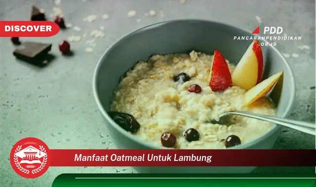 manfaat oatmeal untuk lambung