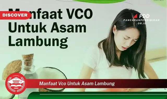 manfaat vco untuk asam lambung