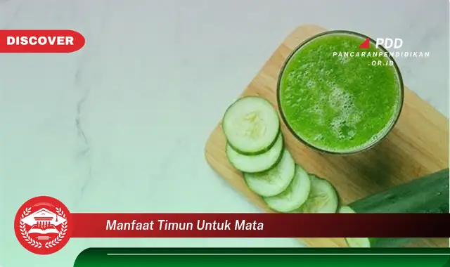 manfaat timun untuk mata