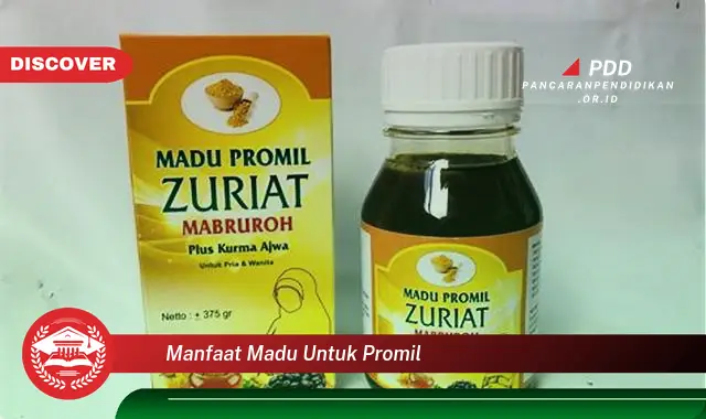 manfaat madu untuk promil