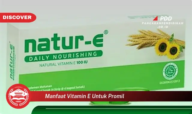 manfaat vitamin e untuk promil