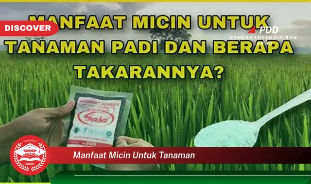 manfaat micin untuk tanaman