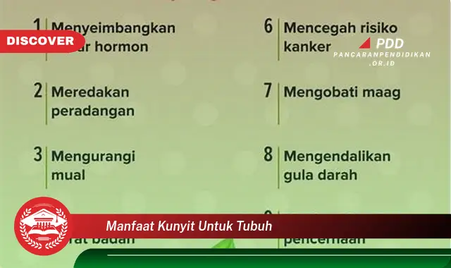 manfaat kunyit untuk tubuh