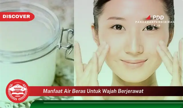 manfaat air beras untuk wajah berjerawat