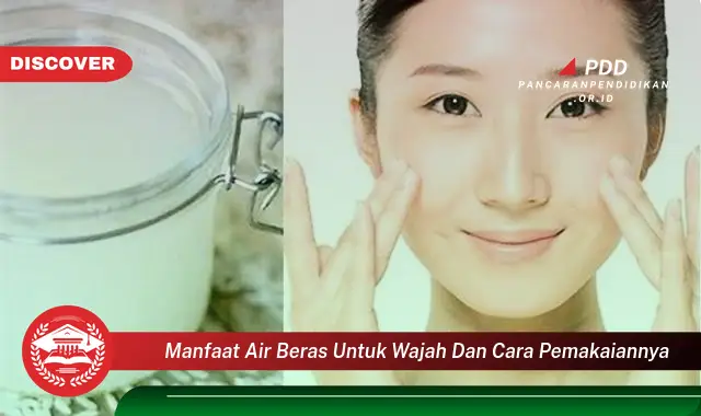 manfaat air beras untuk wajah dan cara pemakaiannya